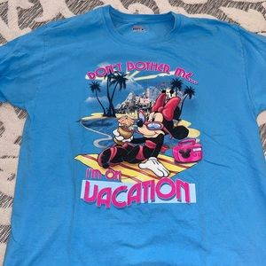 hanes large short sleeve disney t shirt